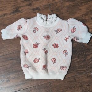 Janie And Jack. Floral Patterned Kids Top